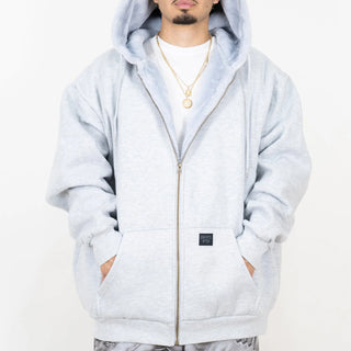 FB COUNTY Heavyweight Cozy Zip Up Hoodie Jacket