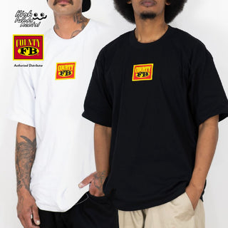 FB COUNTY Embroidered Box Logo Heavy Hard T-Shirt