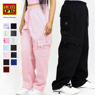 FB COUNTY Heavyweight Baggy Cargo Sweatpants