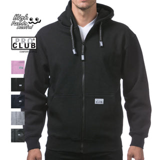 PRO CLUB Heavyweight Full Zip Fleece Hoodie Jacket