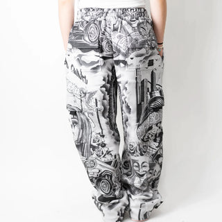FB COUNTY Tatted Graffiti Sweatpants