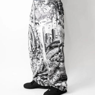FB COUNTY Tatted Graffiti Sweatpants