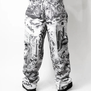 FB COUNTY Tatted Graffiti Sweatpants