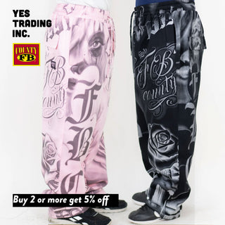 FB COUNTY Tatted Graffiti Sweatpants