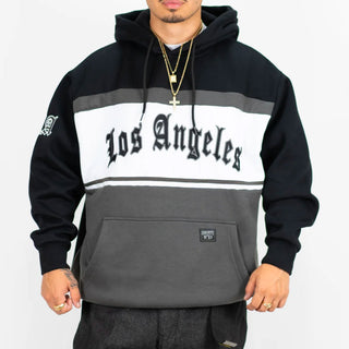 FB County Men's 'Los Angeles' Designed Heavyweight Fleece Pullover Hoodie