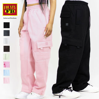 FB COUNTY Heavyweight Baggy Cargo Sweatpants