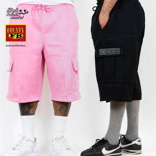 FB COUNTY Fleece Cargo Shorts