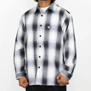 FB COUNTY Men's Checker Long Sleeve Flannel Shirt