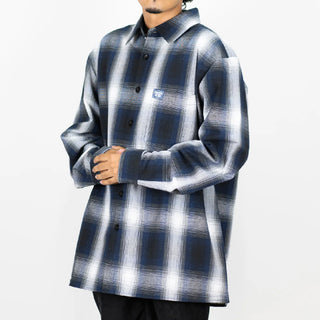 FB COUNTY Men's Checker Long Sleeve Flannel Shirt