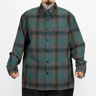 FB COUNTY Men's Checker Long Sleeve Flannel Shirt