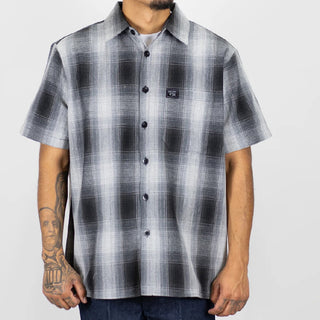 FB COUNTY Short Sleeve Checker Flannel Shirt