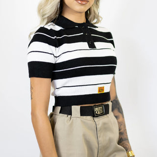 FB COUNTY Women's Charlie Brown Crop Top Shirt