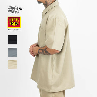 FB COUNTY Short Sleeve 1/2 Zip Shirt