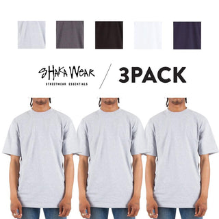ShakaWear 7.5 Oz Max Heavyweight Short Sleeve Shirt (3 Pack)