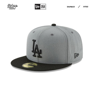 New Era 59FIFTY Los Angeles Dodgers Gray / Black