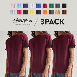 ShakaWear 6.0 Oz Active Short Sleeve Shirt (3 Pack)