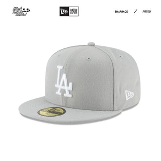 New Era 59FIFTY Los Angeles Dodgers Gray/White