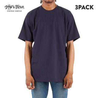 ShakaWear 7.5 Oz Max Heavyweight Short Sleeve Shirt (3 Pack)