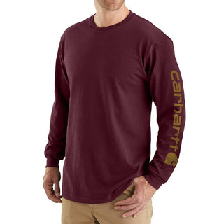 CARHARTT K231 Men's Loose Fit Heavyweight Long Sleeve Graphic T-Shirt