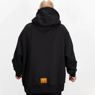 FB County Men's 'Old School' Heavyweight Fleece Oversized Fit Hoodie