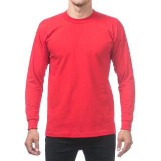PRO CLUB Men's Heavyweight Long Sleeve T Shirts (More Colors)