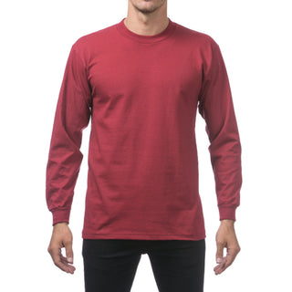 PRO CLUB Men's Heavyweight Long Sleeve T Shirts (More Colors)