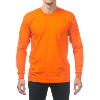 PRO CLUB Men's Heavyweight Long Sleeve T Shirts (More Colors)