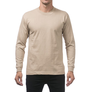 PRO CLUB Men's Heavyweight Long Sleeve T Shirts (More Colors)