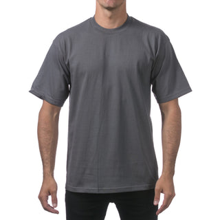 PRO CLUB Men's Heavyweight Short Sleeve T Shirts (Basic Colors)