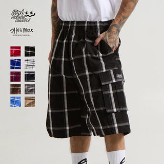 ShakaWear Men's 5.6 Oz Plaid Shorts