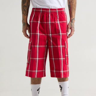 ShakaWear Men's 5.6 Oz Plaid Shorts