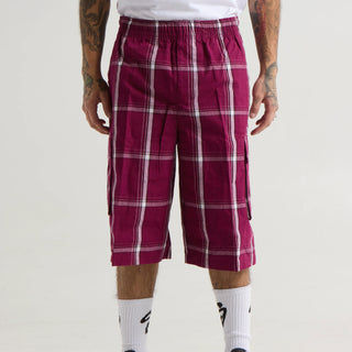 ShakaWear Men's 5.6 Oz Plaid Shorts