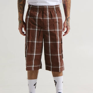 ShakaWear Men's 5.6 Oz Plaid Shorts