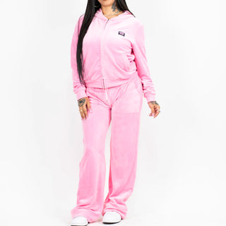 FB County Women's  Soft Velour Tracksuit Cute (1 Set)