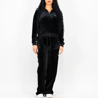 FB County Women's  Soft Velour Tracksuit Cute (1 Set)