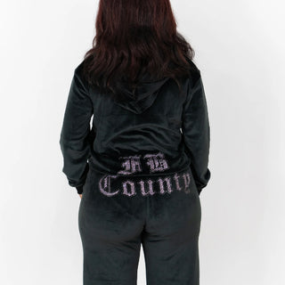 FB County Women's Soft Velour Tracksuit (1 Set)