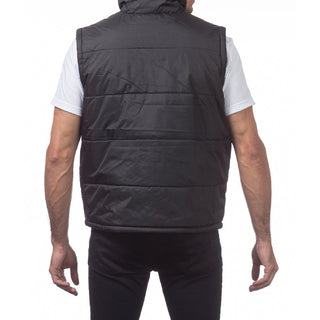 PROCLUB Men's Comfort Full Zip Up Padding Vest