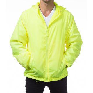 PROCLUB Men's Comfort Fleece Lined Windbreaker Jacket Water Resistant